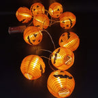 10LED Halloween Curtain Pumpkin Lantern String Fairy Lights Party Decor Hot NEW