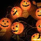 10LED Halloween Curtain Pumpkin Lantern String Fairy Lights Party Decor Hot NEW